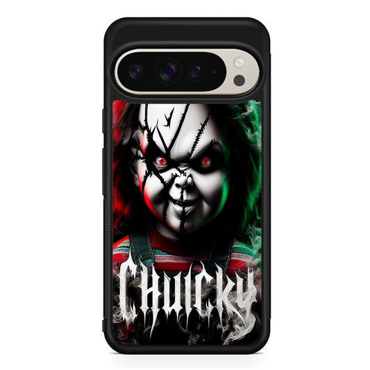 Chucky Doll Scary Face Google Pixel 9 Pro Case | Slim Protective Cover