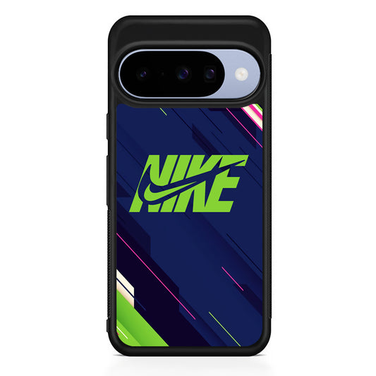 Nike Futuristic Pattern Google Pixel 10 Case | Google Pixel 10 Rubber Protective Case
