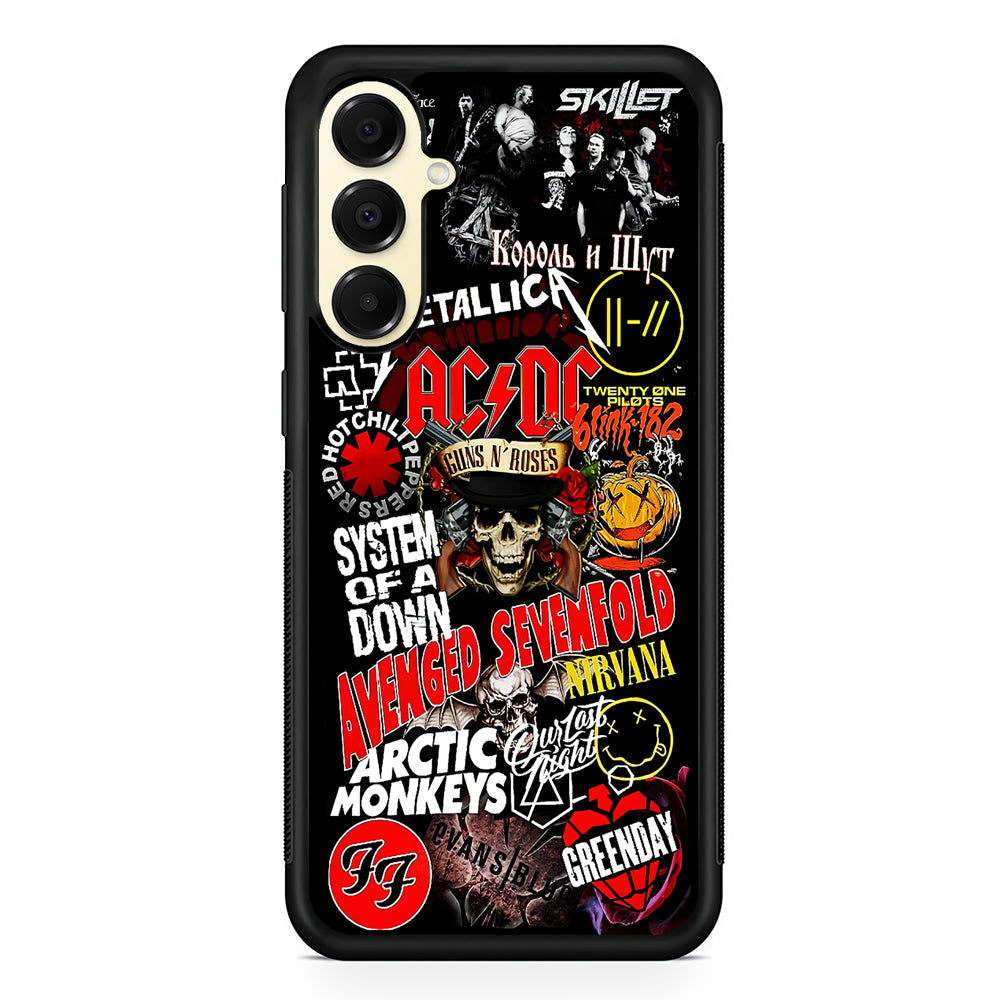 Logo Band Legends Samsung Galaxy A16 Case | Slim Rubber Samsung Galaxy A16 Case