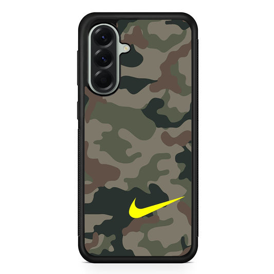 Nike Camo Yellow Alert Samsung Galaxy A56 Case | Durable Samsung Galaxy A56 Cover