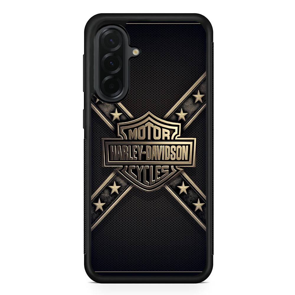 Harley Davidson Golden Star Samsung Galaxy A36 Case | Durable Samsung Galaxy A36 Cover
