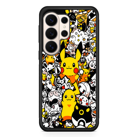 Pokemon Pikachu Doodle Samsung Galaxy S26 Ultra Case | Slim Protective Case for Samsung Galaxy S26 Ultra