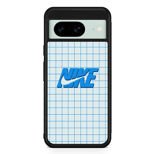 Nike Blue Square Spot Google Pixel 8 Case | Slim Rubber Case for Google Pixel 8
