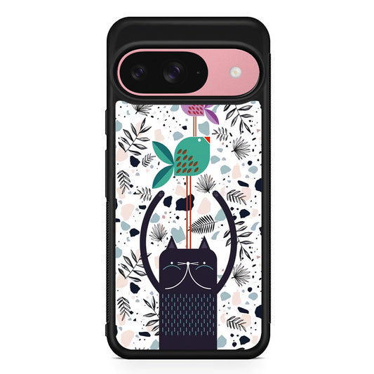 Cat Fish Aesthetic Google Pixel 9 Case | Google Pixel 9 Protective Rubber Case