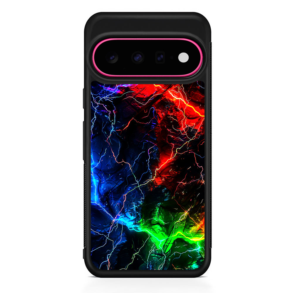 Lightning Strike at Night Google Pixel 11 Case | Slim Shockproof Cover