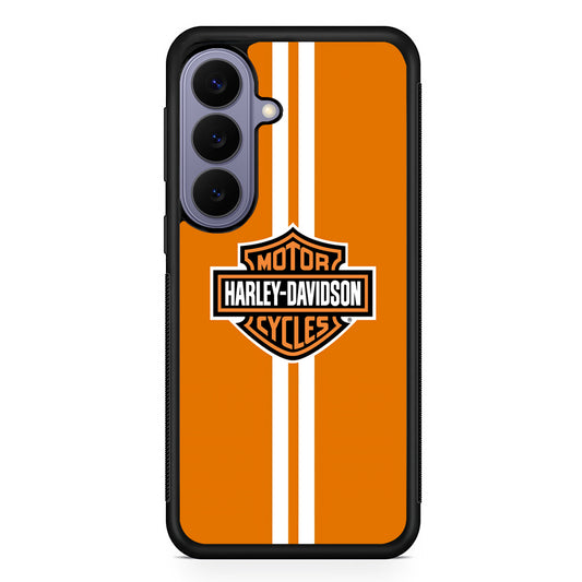 Harley Davidson Orange Touch Samsung Galaxy S26 Case | Lightweight Samsung Galaxy S26 Phone Case