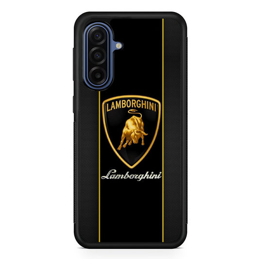 Lamborghini Carbon Stripe Gold Samsung Galaxy A17 Case | Durable Samsung Galaxy A17 Cover
