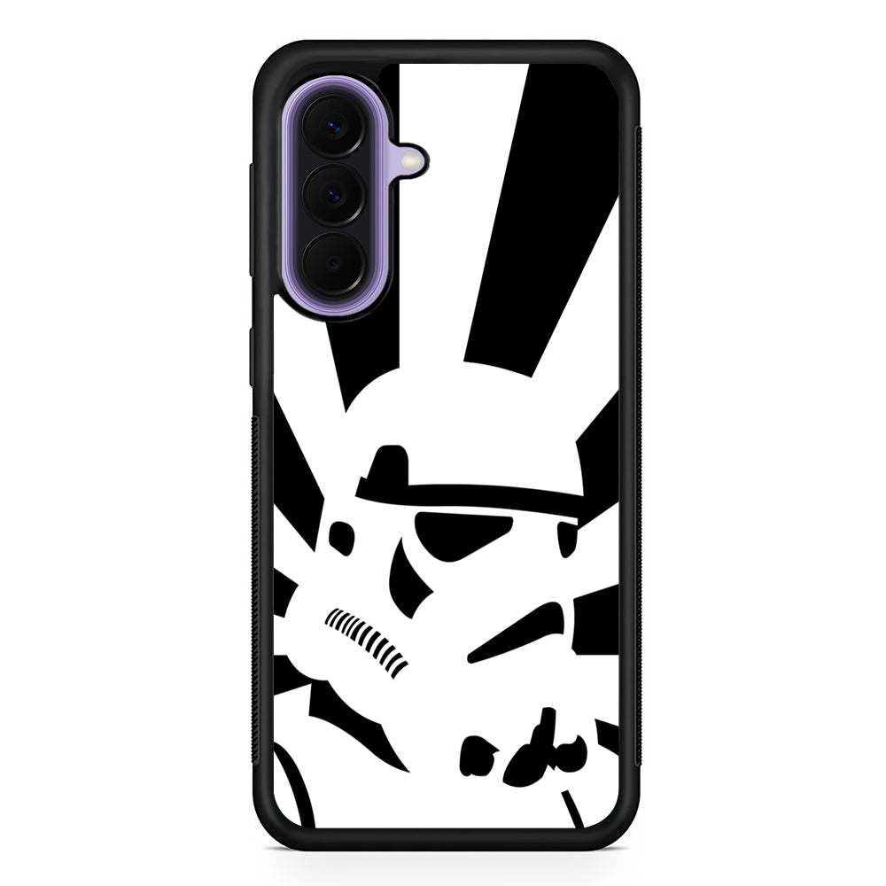 Star Wars Stormtrooper Black White Samsung Galaxy A57 Case | Slim Samsung Galaxy A57 Rubber Case