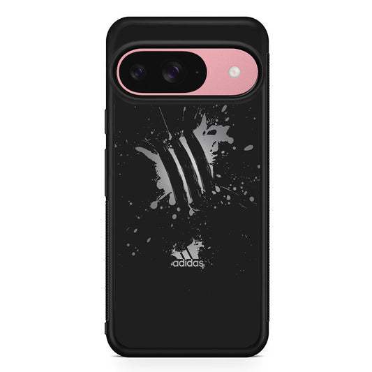 Adidas Spash Grey Colour Claw Mark Google Pixel 9 Case | Google Pixel 9 Protective Rubber Case