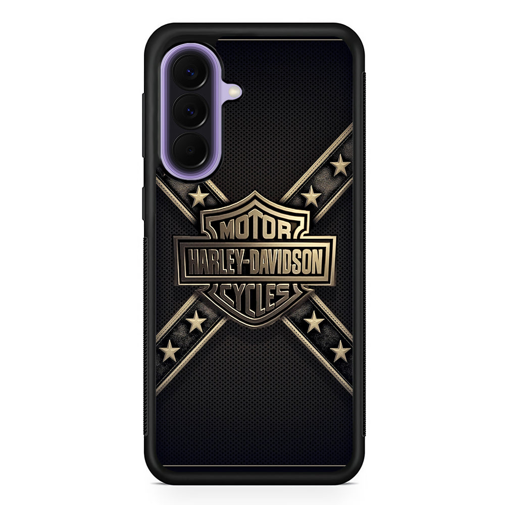 Harley Davidson Golden Star Samsung Galaxy A57 Case | Samsung Galaxy A57 Protective Cover