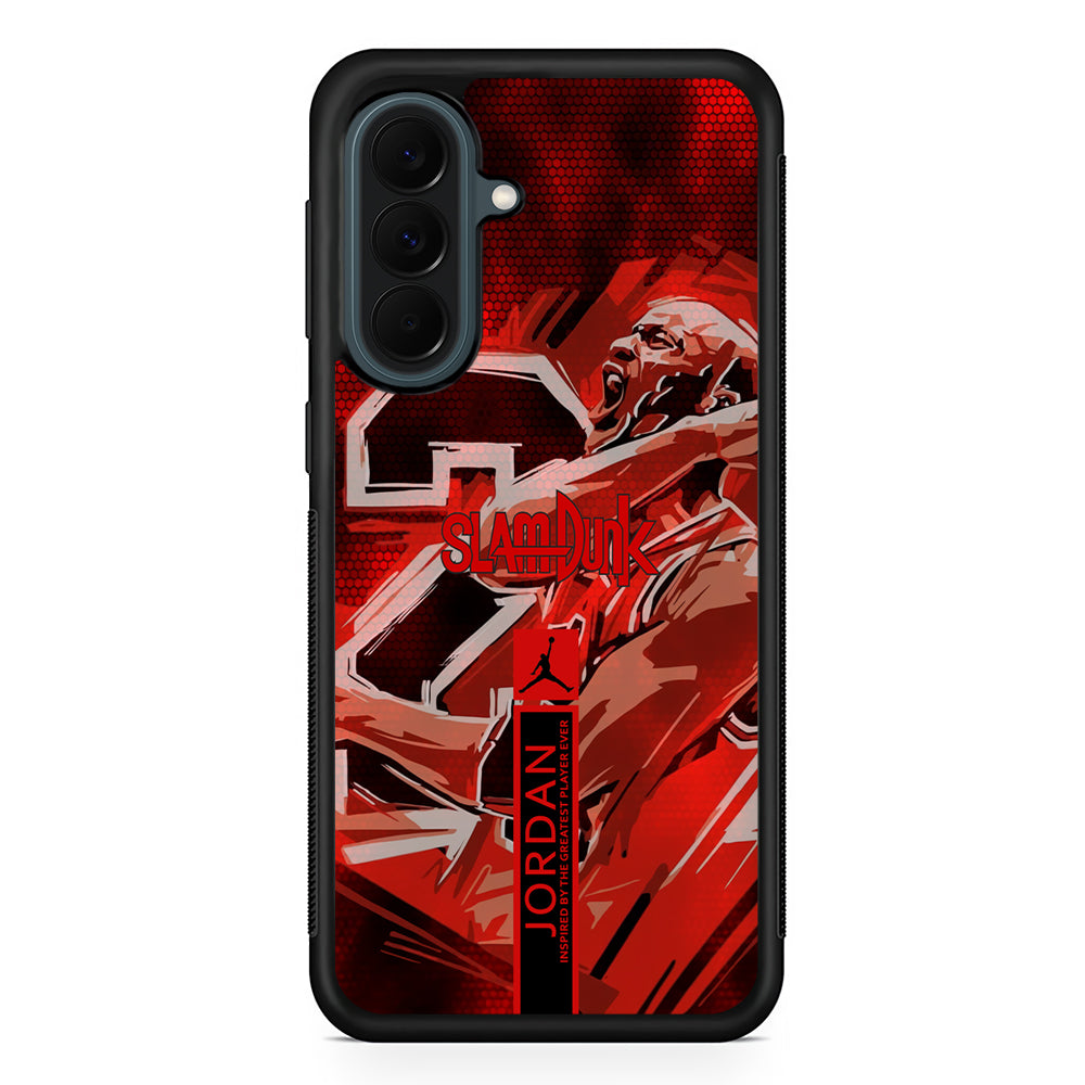 Air Jordan Scream on Fighting Samsung Galaxy A37 Case | Custom Samsung Galaxy A37 Protective Cover