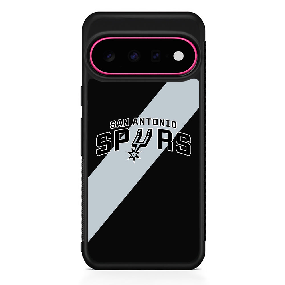 NBA San Antonio Spurs Stripe Google Pixel 11 Case | Slim Shockproof Cover