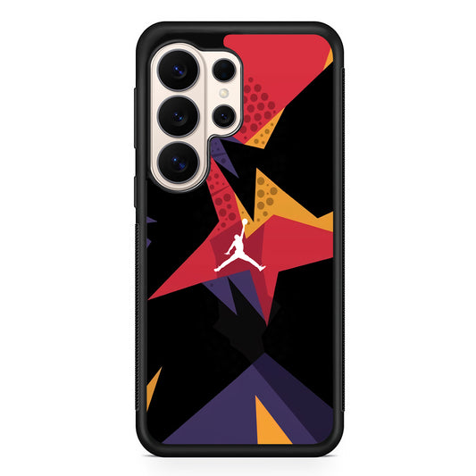 Air Jordan Silhouette of Footstep Samsung Galaxy S26 Ultra Case | Durable Samsung Galaxy S26 Ultra Phone Case