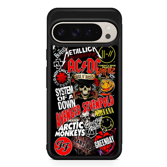 Logo Band Legends Google Pixel 9 Pro Case | Slim Protective Cover