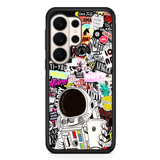 Astronauts Coffee Cheers Samsung Galaxy S26 Ultra Case | Slim Protective Case for Samsung Galaxy S26 Ultra