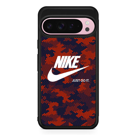 Nike Vibes Camo Hexagon Google Pixel 9 Pro XL Case | Protective Cover