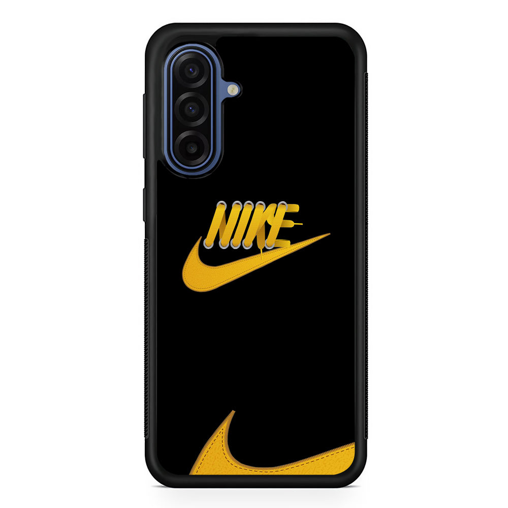 Nike Yellow Shoelace Samsung Galaxy A17 Case | Samsung Galaxy A17 Protective Rubber Case