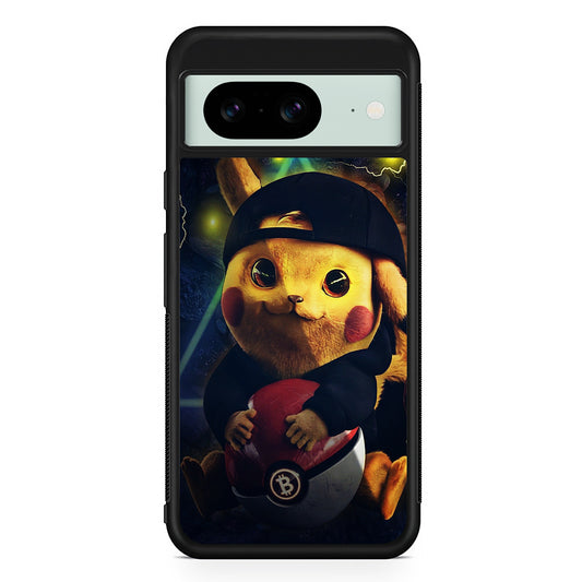 Pikachu With His Pokeball Google Pixel 8 Case | Durable Protective Cover for Google Pixel 8