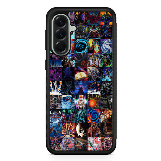 Yu-Gi-Oh Monster Card Collection Samsung Galaxy A56 Case | Samsung Galaxy A56 Protective Rubber Case