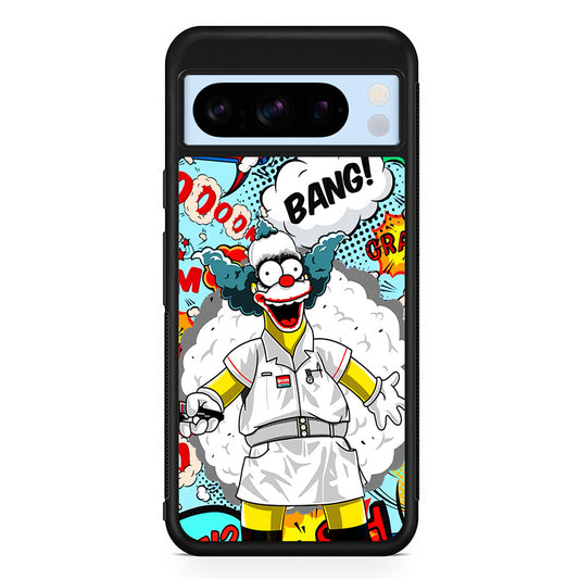 Homer Simpson Joker Bang Google Pixel 8 Pro Case | Slim Rubber Case for Google Pixel 8 Pro