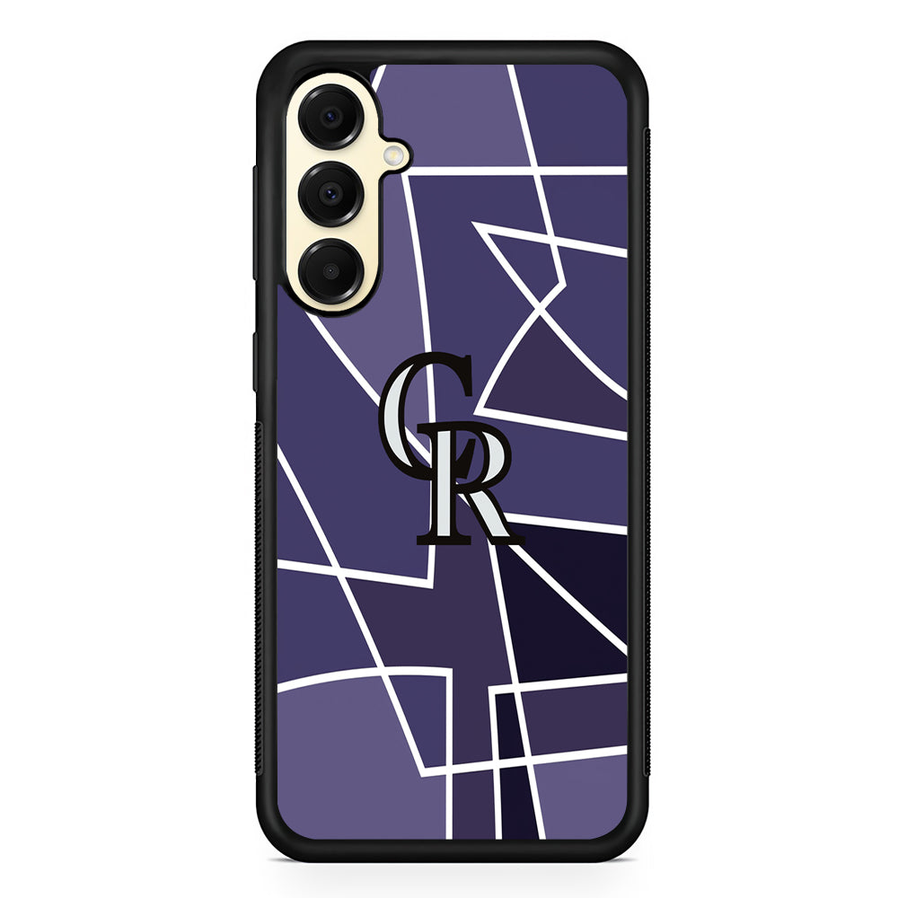 MLB Colorado Rockies Logo Samsung Galaxy A16 Case | Slim Rubber Samsung Galaxy A16 Case
