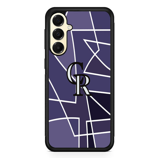 MLB Colorado Rockies Logo Samsung Galaxy A16 Case | Slim Rubber Samsung Galaxy A16 Case