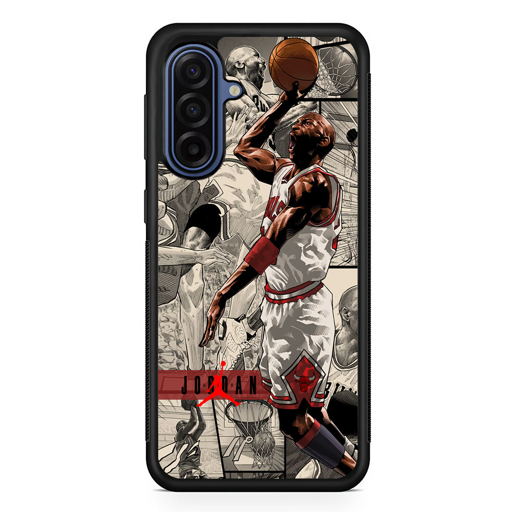 Air Jordan Unusual Jumping Man Samsung Galaxy A17 Case | Durable Samsung Galaxy A17 Cover
