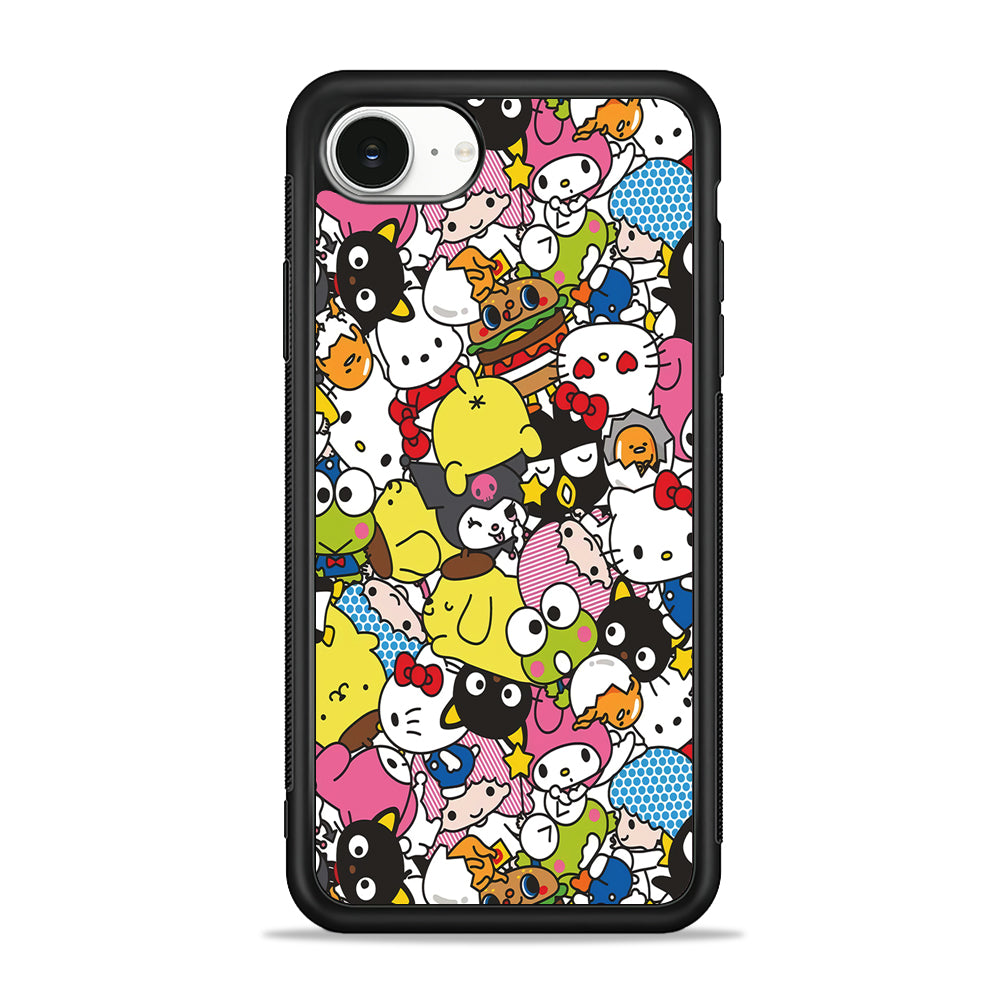 Hello Kitty and Friends Doodle iPhone 16e Case | Protective Phone Cover