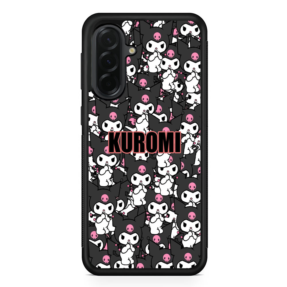 Kuromi Doodle Samsung Galaxy A36 Case | Protective Rubber Cover