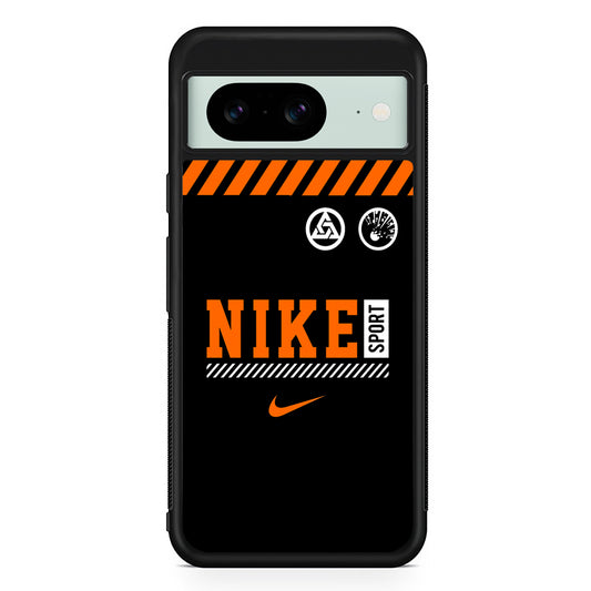 Nike Sport Line Graphics Google Pixel 8 Case | Slim Rubber Case for Google Pixel 8