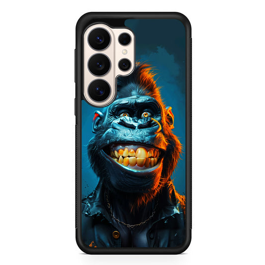 Cartoon Gorilla Smiles Wide Samsung Galaxy S26 Ultra Case | Slim Protective Case for Samsung Galaxy S26 Ultra