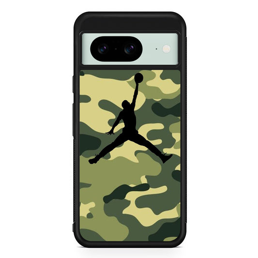Jordan Camo Fighter Google Pixel 8 Case | Durable Protective Cover for Google Pixel 8