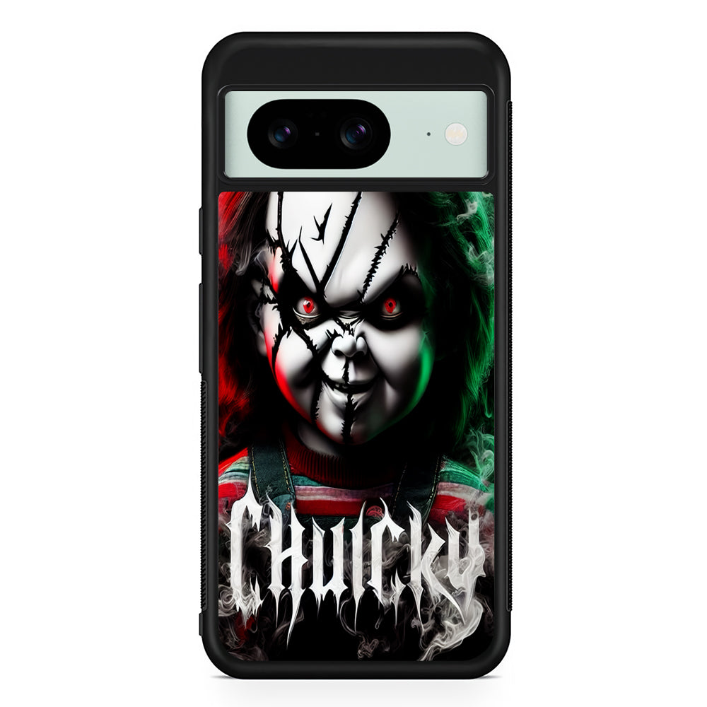 Chucky Doll Scary Face Google Pixel 8 Case | Durable Protective Cover for Google Pixel 8