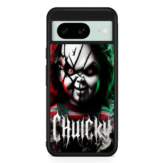 Chucky Doll Scary Face Google Pixel 8 Case | Durable Protective Cover for Google Pixel 8