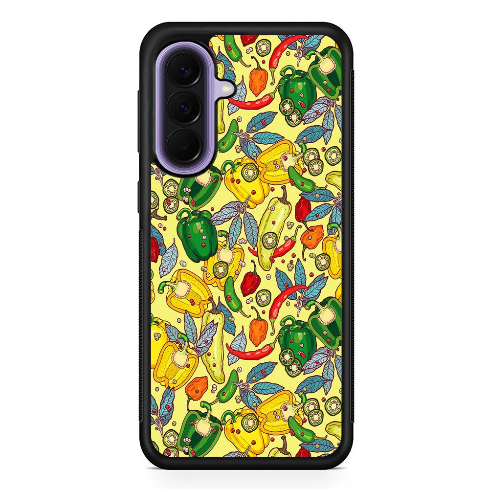 Healthy Vegetarian Food Samsung Galaxy A57 Case | Slim Samsung Galaxy A57 Rubber Case