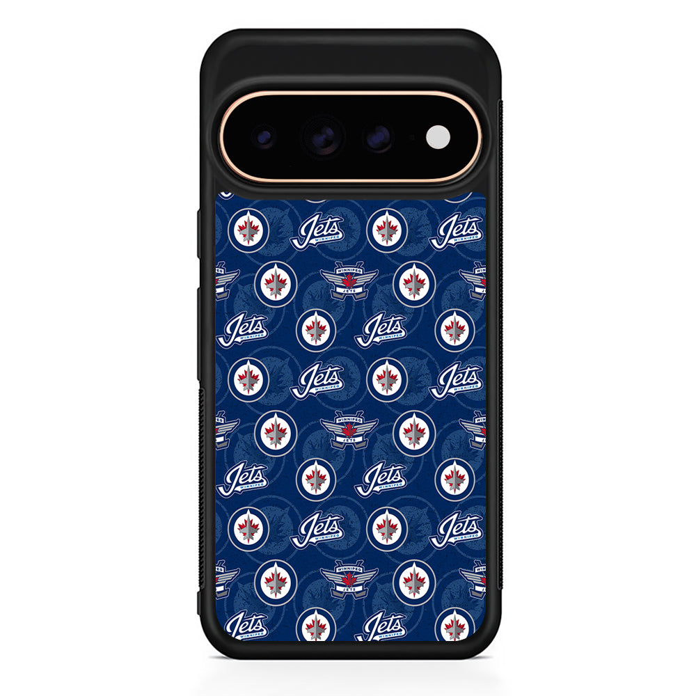 NHL Winnipeg Jets Pattern Google Pixel 11 Pro Case - Stylish Protective Phone Case