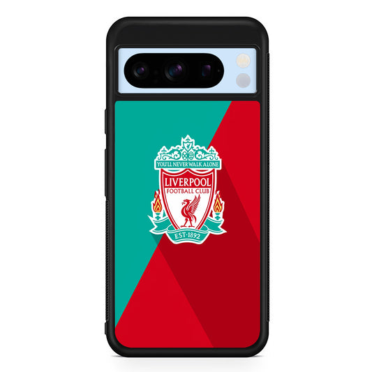 Liverpool FC Green Red Google Pixel 8 Pro Case | Slim Rubber Case for Google Pixel 8 Pro