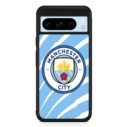 Manchester City EPL Google Pixel 8 Pro Case | Slim Rubber Case for Google Pixel 8 Pro