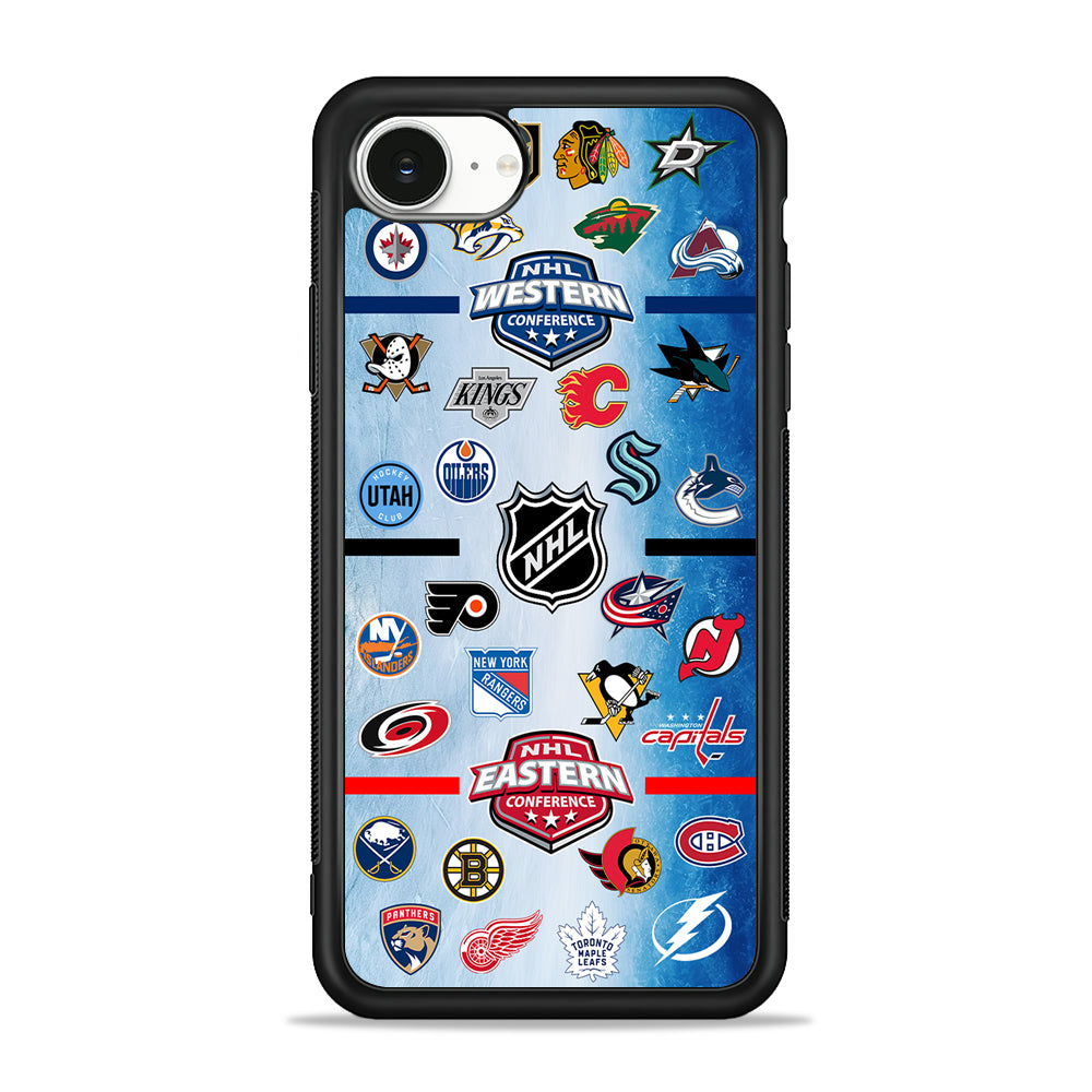All NHL Teams Logo iPhone 16e Case | Protective Phone Cover