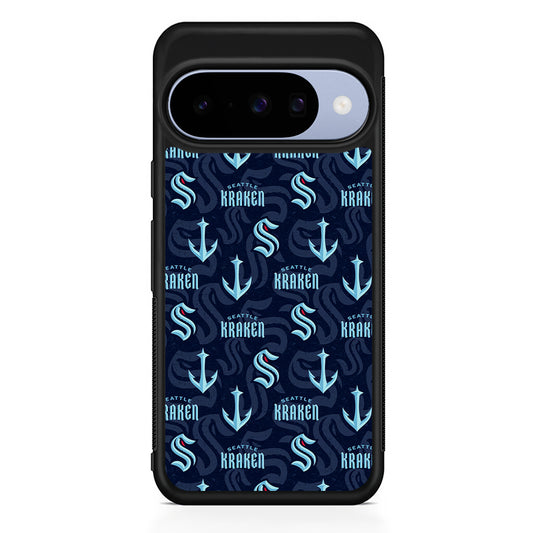 NHL Seattle Kraken Pattern Google Pixel 10 Case | Google Pixel 10 Rubber Protective Case