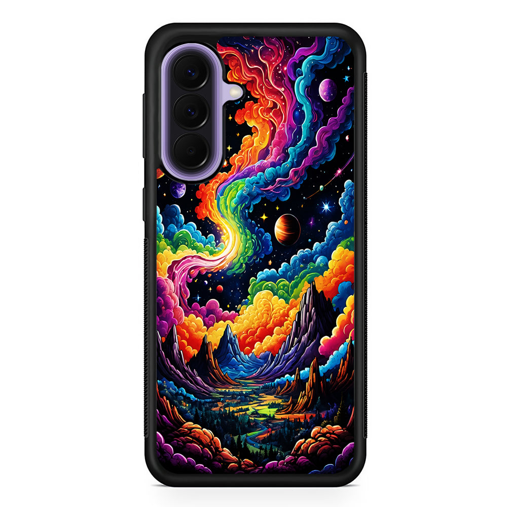 Space Planets Fantasy Samsung Galaxy A57 Case | Slim Samsung Galaxy A57 Rubber Case
