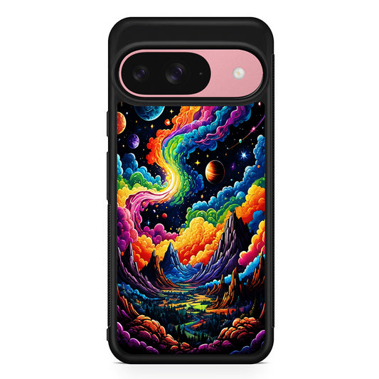 Space Planets Fantasy Google Pixel 9 Case | Google Pixel 9 Protective Rubber Case