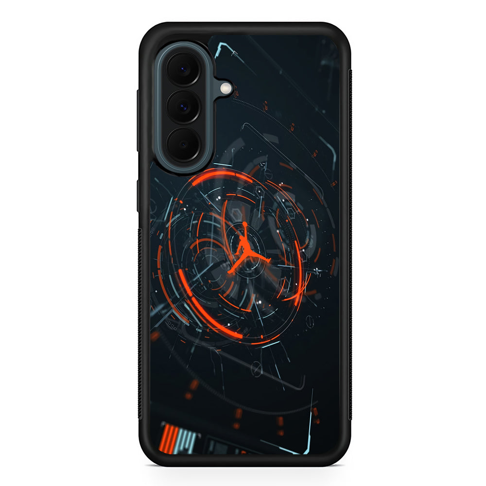 Air Jordan Rising The Digital Circle Samsung Galaxy A37 Case | Custom Samsung Galaxy A37 Protective Cover