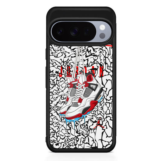 Air Jordan Passing The Challenge Google Pixel 10 Pro Case | Slim Google Pixel 10 Pro Rubber Case