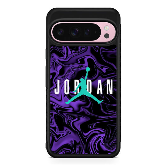 Air Jordan Purple Abstract Google Pixel 9 Pro XL Case | Protective Cover