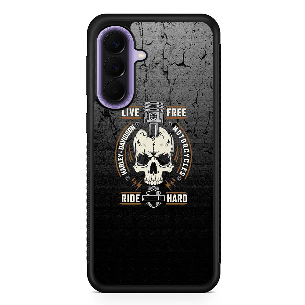 Harley Davidson Live Free with Ride Hard Samsung Galaxy A57 Case | Samsung Galaxy A57 Protective Cover