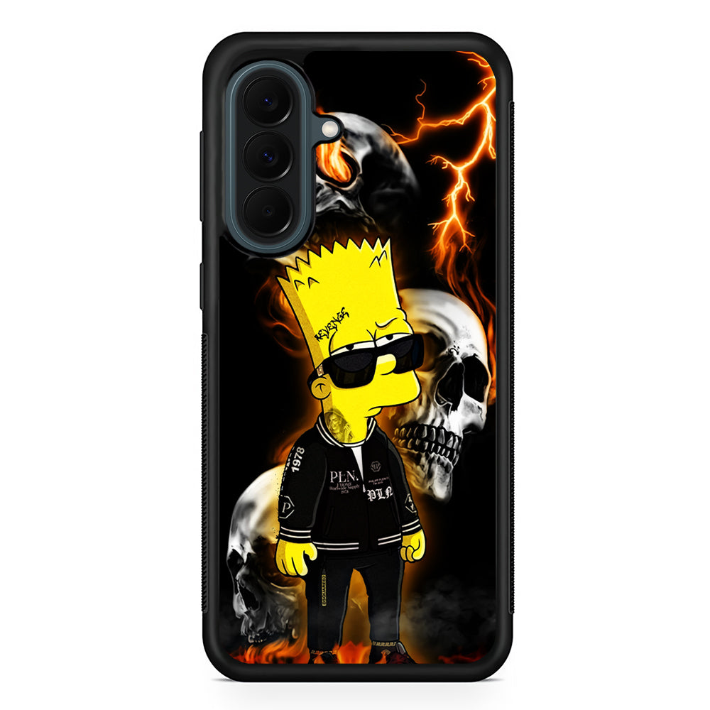 Bart Simpson Bad Boy Samsung Galaxy A37 Case | Samsung Galaxy A37 Rubber Phone Case
