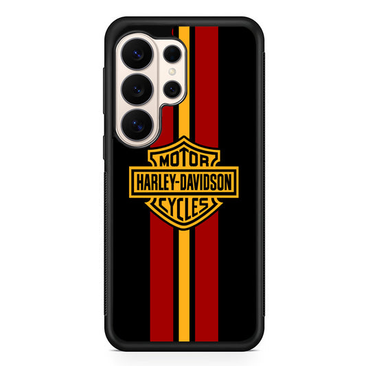 Harley Davidson Red Stripe Emblem Samsung Galaxy S26 Ultra Case | Slim Everyday Protection for Galaxy S26 Ultra