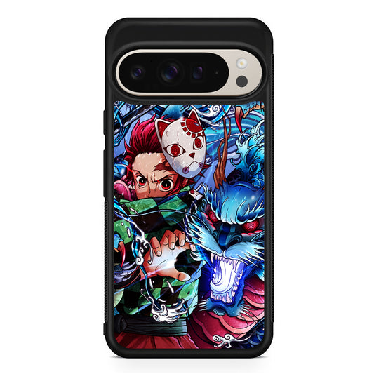 Tanjiro Kamado Kimetsu No Yaiba Google Pixel 9 Pro Case | Slim Protective Cover