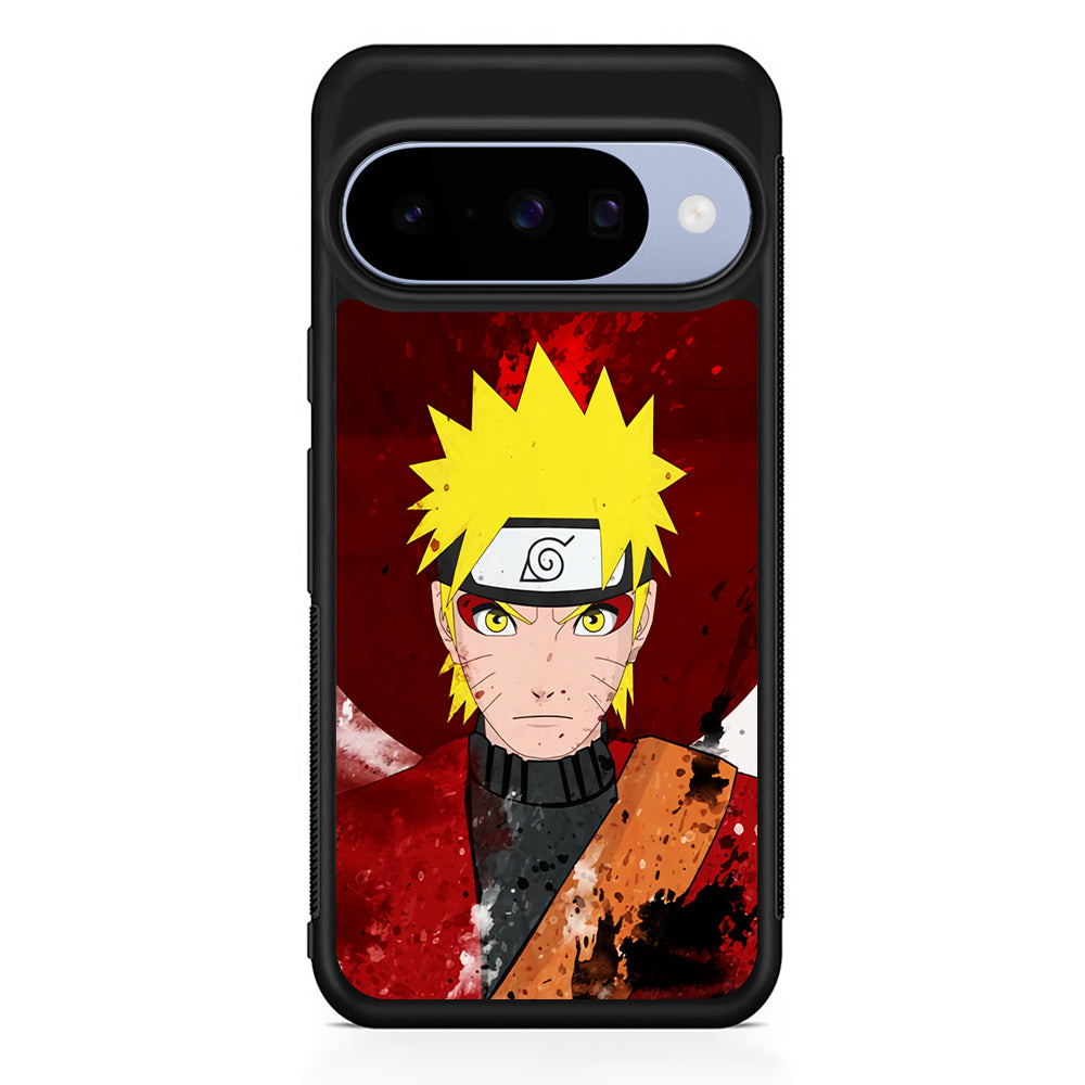 Naruto Art of Senjutsu Google Pixel 10 Case | Google Pixel 10 Rubber Protective Case